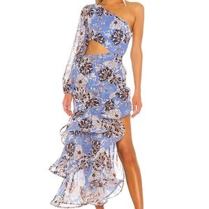 Alexis Sabetta Gown - Blue Floral